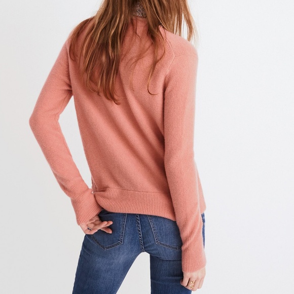 Madewell Wrap-Front Pullover Sweater Knit Tops - Picture 3 of 4